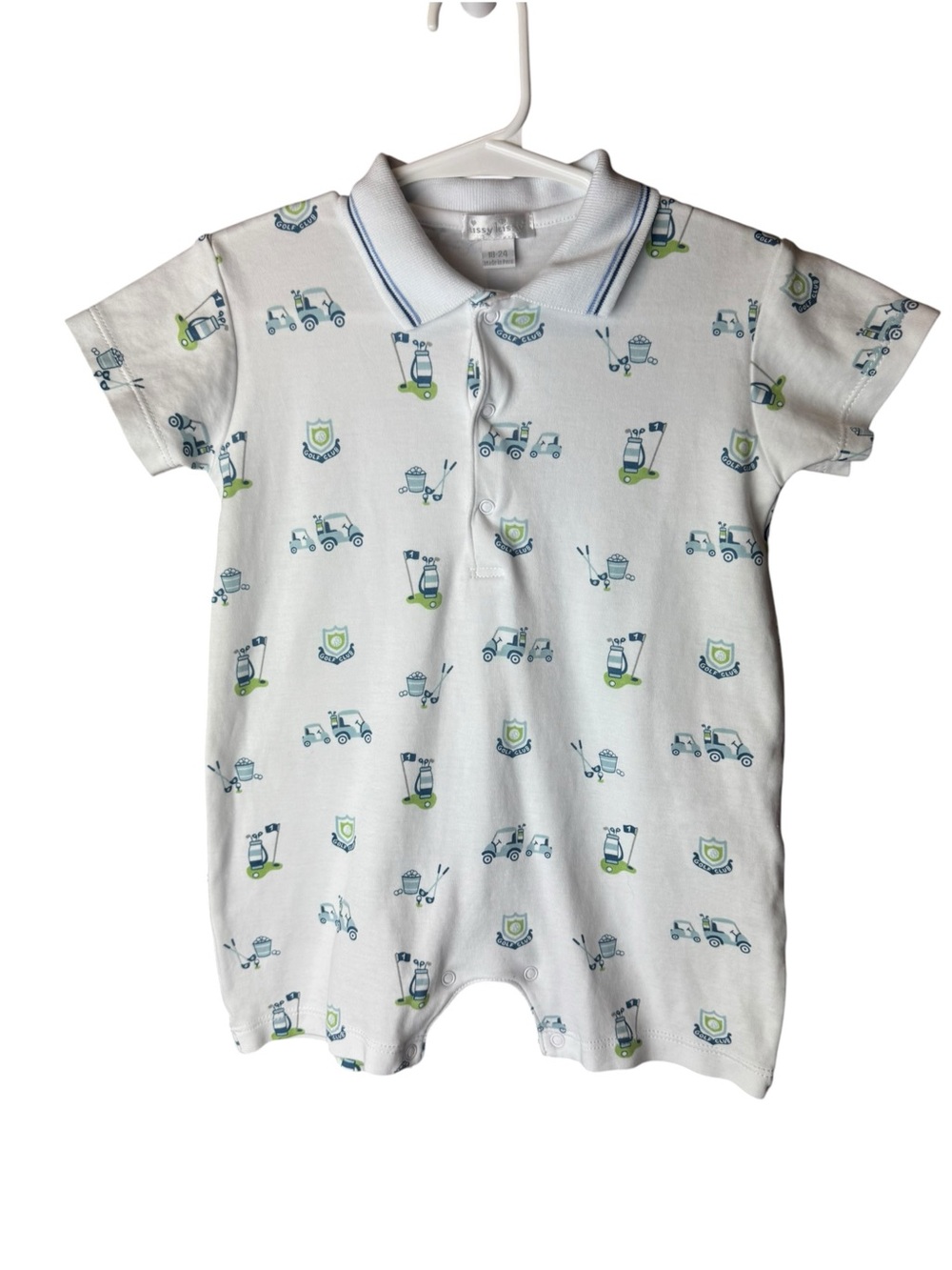 Kissy Kissy Polo Romper 18-24M